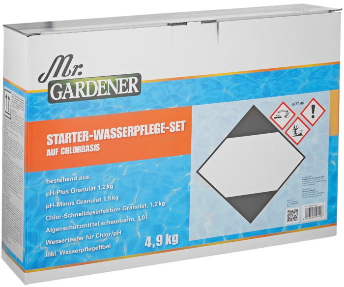 Mr. Gardener Starter Wasserpflegeset 5-teilig, auf Chlorbasis, 0600011MG 0600011MG